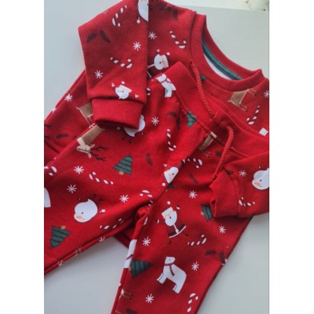 Десткий спортивный костюм ( свитшот + джоггеры ) "Merry Christmas"